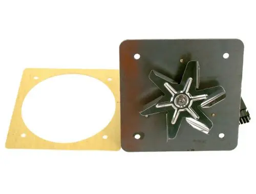 BOSCH Abzugventilator mit einem metallischen, gebläseähnlichen Design und einer Montageplatte. Der Ventilator ist für die Belüftung in unterschiedlichen Anwendungen konzipiert.